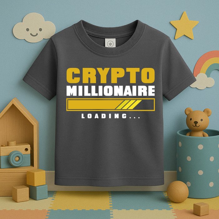 Crypto Millionaire Loading Toddler T-Shirt