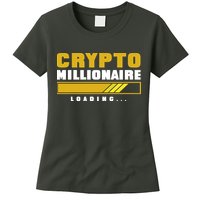 Crypto Millionaire Loading Womens T-Shirt
