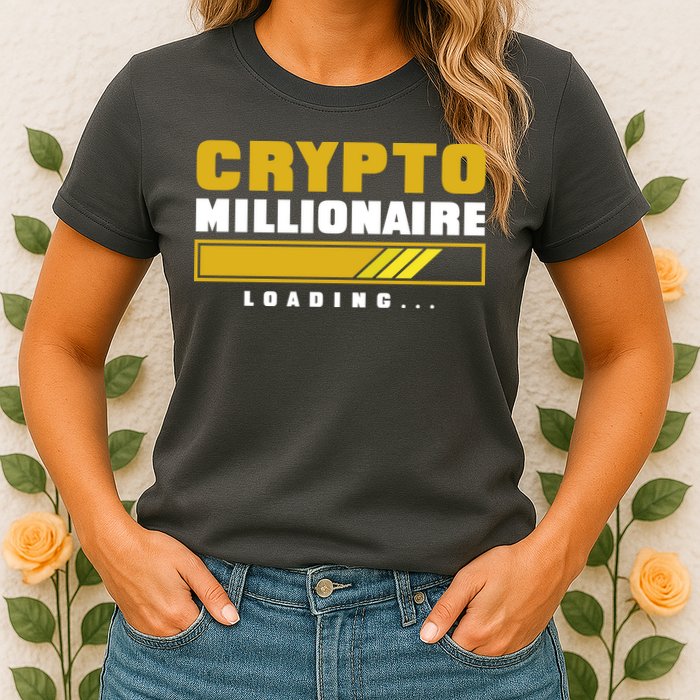 Crypto Millionaire Loading Womens T-Shirt