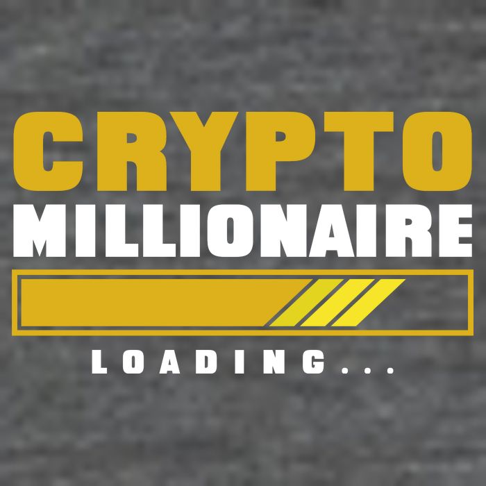 Crypto Millionaire Loading Womens T-Shirt
