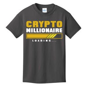 Crypto Millionaire Loading Kids T-Shirt