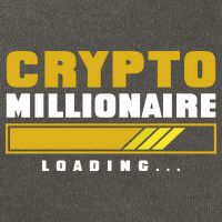 Crypto Millionaire Loading Cotton Canvas Backpack