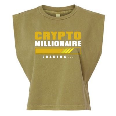 Crypto Millionaire Loading Garment-Dyed Women's Muscle Tee