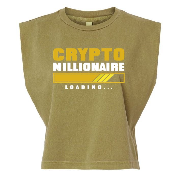 Crypto Millionaire Loading Garment-Dyed Women's Muscle Tee