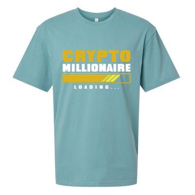 Crypto Millionaire Loading Sueded Cloud Jersey T-Shirt