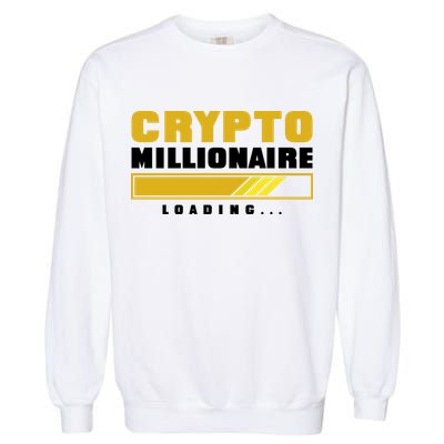 Crypto Millionaire Loading Garment-Dyed Sweatshirt