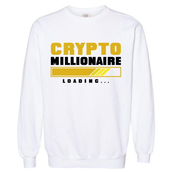 Crypto Millionaire Loading Garment-Dyed Sweatshirt