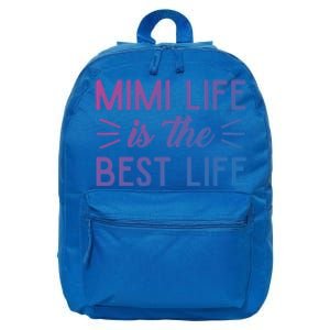 Cute Mimi Life Is The Best Life Letter Graphic Grandma Bless Gift 16 in Basic Backpack