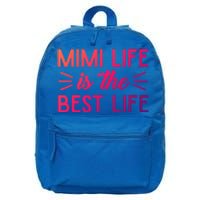 Cute Mimi Life Is The Best Life Letter Graphic Grandma Bless Gift 16 in Basic Backpack