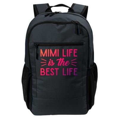 Cute Mimi Life Is The Best Life Letter Graphic Grandma Bless Gift Daily Commute Backpack