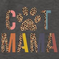 Cat Mama Leopard Mom Pets Kitten Paw Lover Cat Mor Vector Backpack