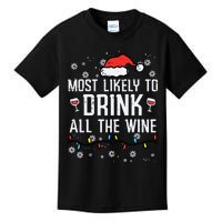 Christmas Most Likely Funny Xmas Family Women Adult Mom Kids T-Shirt