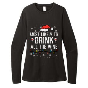 Christmas Most Likely Funny Xmas Family Women Adult Mom Womens CVC Long Sleeve Shirt