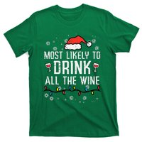 Christmas Most Likely Funny Xmas Family Women Adult Mom T-Shirt