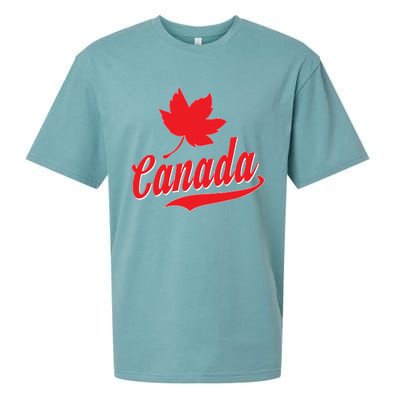 Canadian Maple Leaf Country Canada Sueded Cloud Jersey T-Shirt