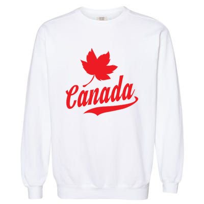 Canadian Maple Leaf Country Canada Garment-Dyed Sweatshirt