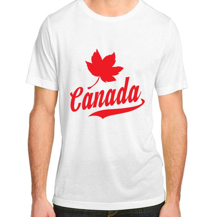 Canadian Maple Leaf Country Canada Adult ChromaSoft Performance T-Shirt