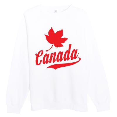 Canadian Maple Leaf Country Canada Premium Crewneck Sweatshirt