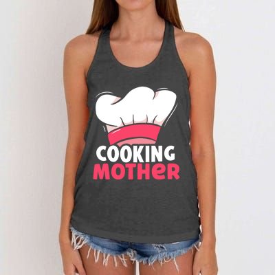 Cooking Mother Lover Hobby Cook Cooks Mom Mommy Mama Cute Gift Women's Knotted Racerback Tank