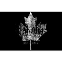 Canada Maple Leaf Canada Est 1867 Vintage Script Bumper Sticker