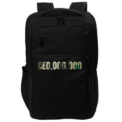 CEO Money Logo Impact Tech Backpack