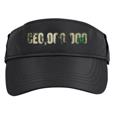 CEO Money Logo Adult Drive Performance Visor