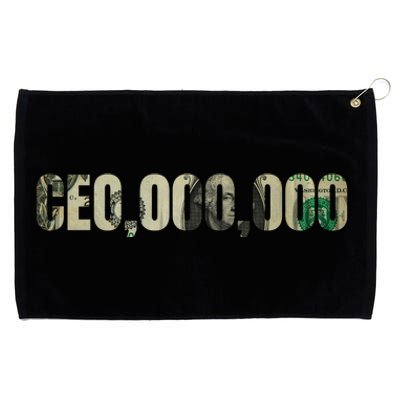 CEO Money Logo Grommeted Golf Towel