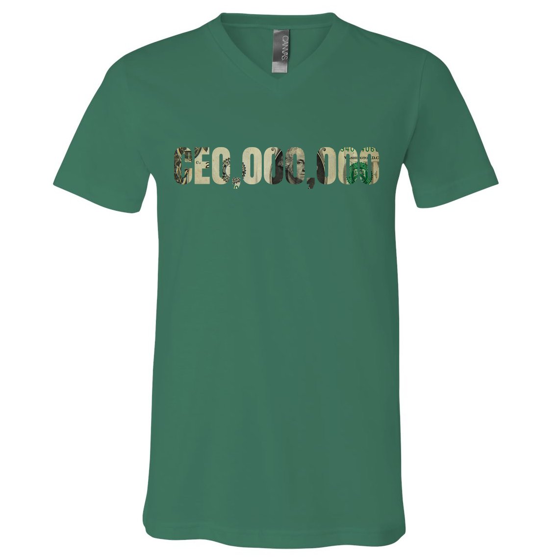 CEO Money Logo V-Neck T-Shirt