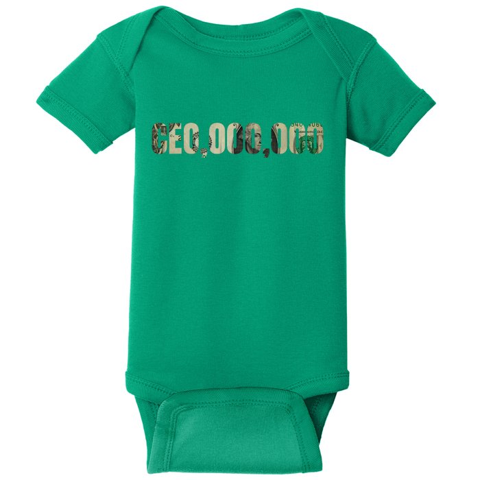 CEO Money Logo Baby Bodysuit