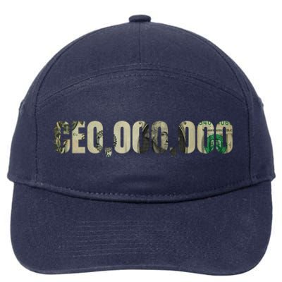 CEO Money Logo 7-Panel Snapback Hat