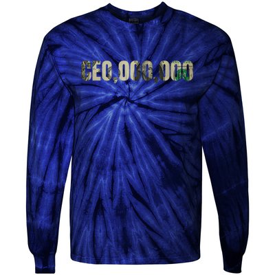 CEO Money Logo Tie-Dye Long Sleeve Shirt