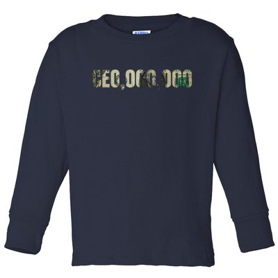 CEO Money Logo Toddler Long Sleeve Shirt