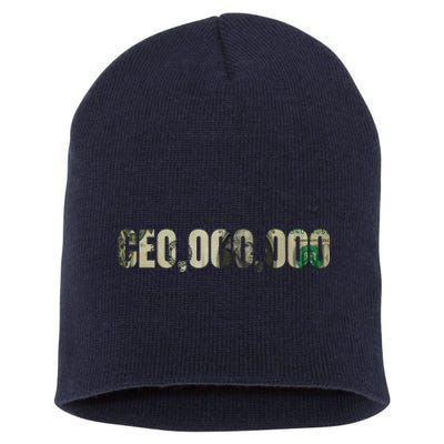 CEO Money Logo Short Acrylic Beanie