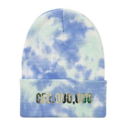 CEO Money Logo Tie Dye 12in Knit Beanie