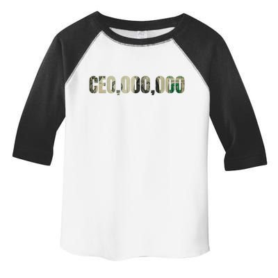 CEO Money Logo Toddler Fine Jersey T-Shirt