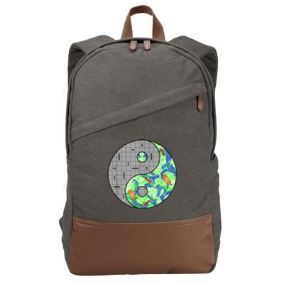 Coop772 Merch | Le YinYang Cotton Canvas Backpack