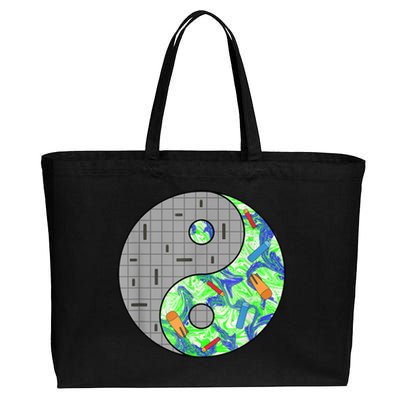 Coop772 Merch | Le YinYang Cotton Canvas Jumbo Tote