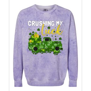 Crushing My Luck Colorblast Crewneck Sweatshirt