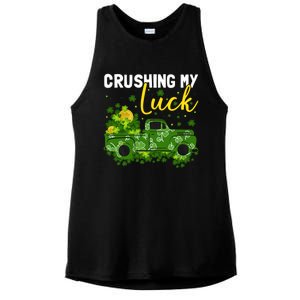 Crushing My Luck Ladies PosiCharge Tri-Blend Wicking Tank