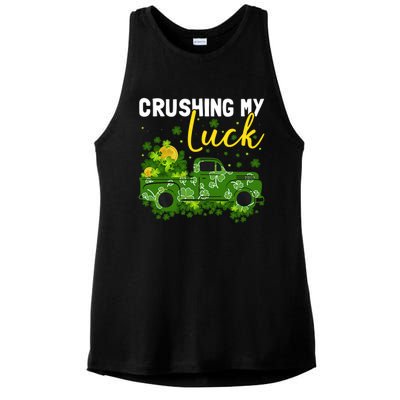 Crushing My Luck Ladies PosiCharge Tri-Blend Wicking Tank