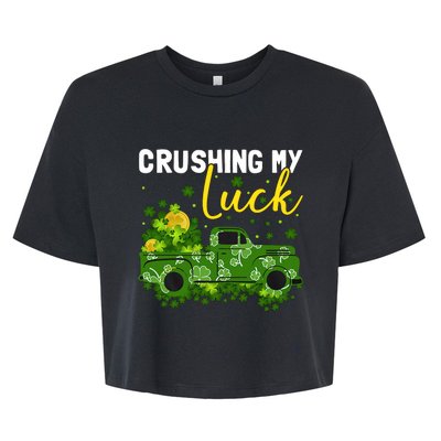 Crushing My Luck Bella+Canvas Jersey Crop Tee