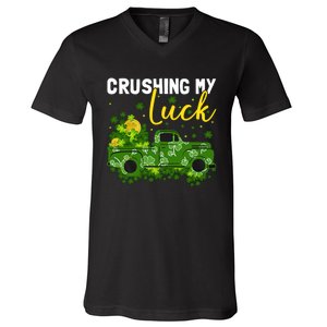 Crushing My Luck V-Neck T-Shirt