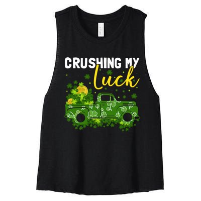 Crushing My Luck Women's Racerback Cropped Tank