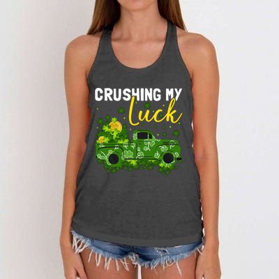 Crushing My Luck Women's Knotted Racerback Tank