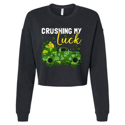 Crushing My Luck Cropped Pullover Crew