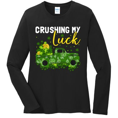 Crushing My Luck Ladies Long Sleeve Shirt