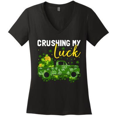 Crushing My Luck Women's V-Neck T-Shirt