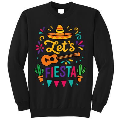 Cinco Mayo Lets Fiesta Girl Mexican Funny Squad Sweatshirt