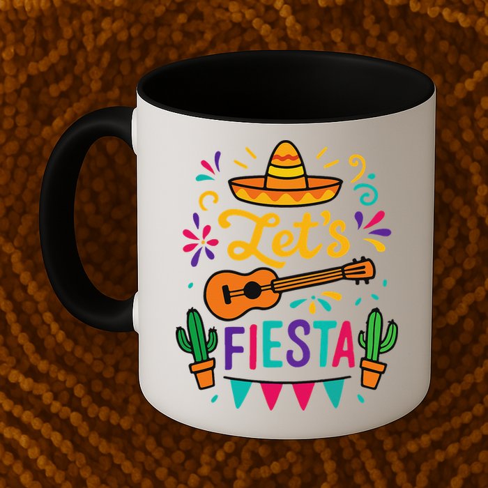 Cinco Mayo Lets Fiesta Girl Mexican Funny Squad Mug