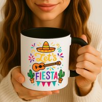 Cinco Mayo Lets Fiesta Girl Mexican Funny Squad Mug